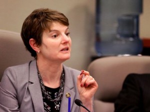 State Senator Elizabeth Steiner-Hayward of Oregon, sponsor of vaccine legislation
